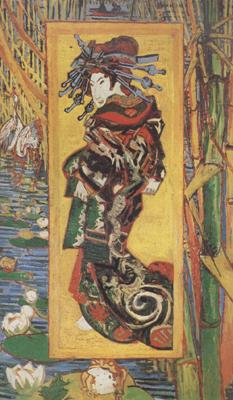 Vincent Van Gogh Japonaiserie:Oiran (nn04) Sweden oil painting art